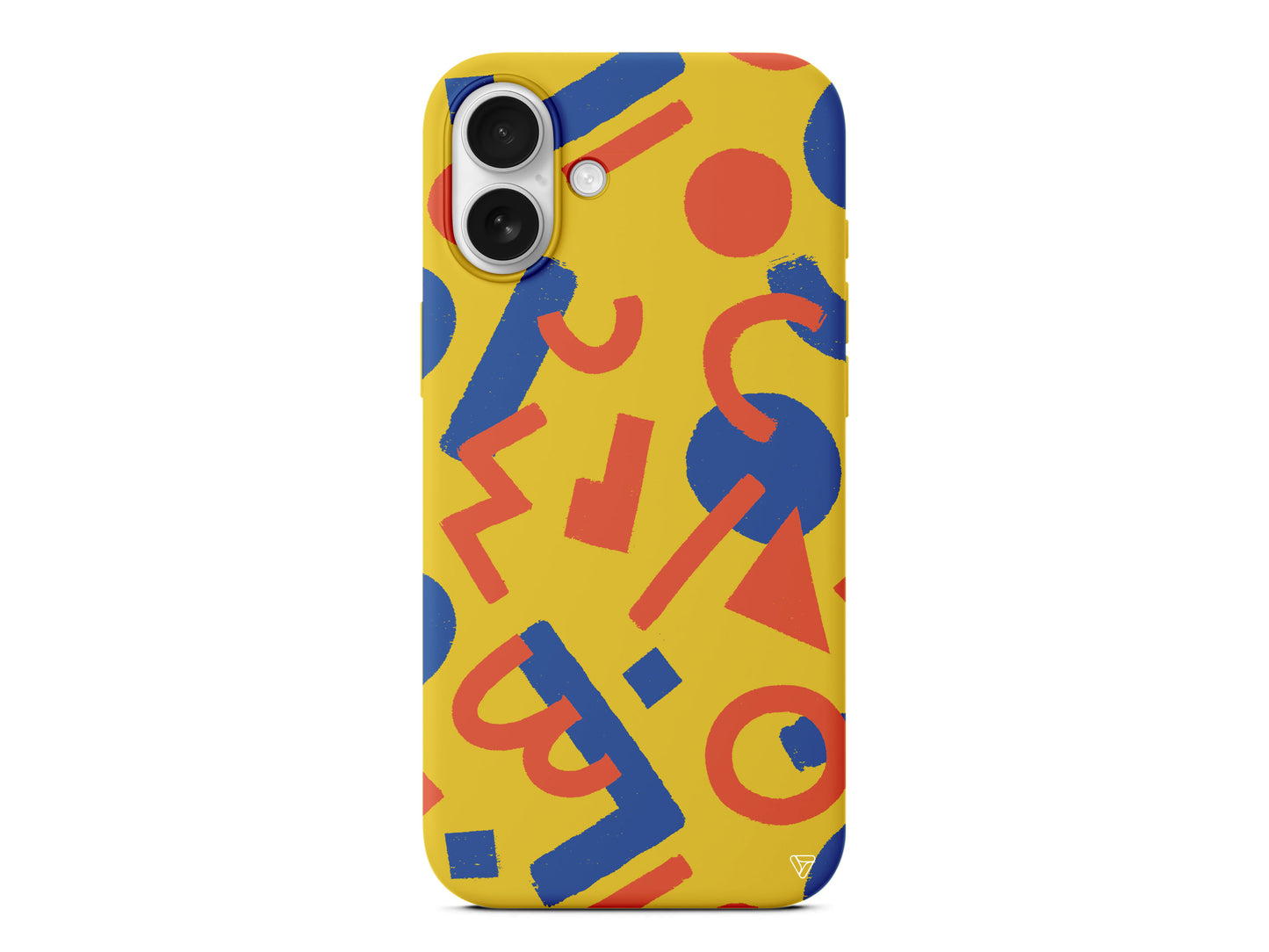 Mavi ve Turuncu Lansman Model İçi Kadife Silikon Telefon Kılıfı