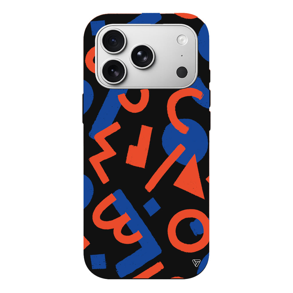 Mavi ve Turuncu Lansman Model İçi Kadife Silikon Telefon Kılıfı