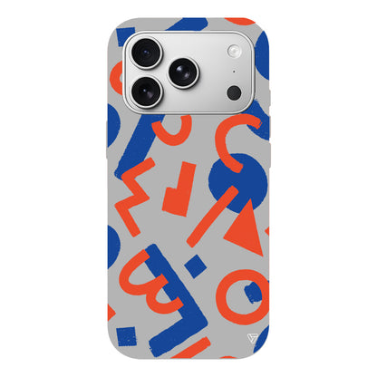 Mavi ve Turuncu Lansman Model İçi Kadife Silikon Telefon Kılıfı