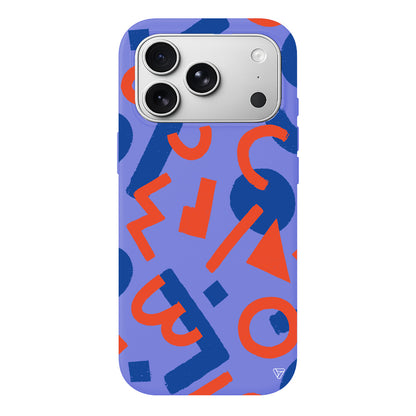 Mavi ve Turuncu Lansman Model İçi Kadife Silikon Telefon Kılıfı