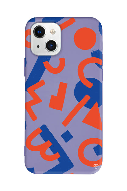 Mavi ve Turuncu Lansman Model İçi Kadife Silikon Telefon Kılıfı – Plus Serisine Özel