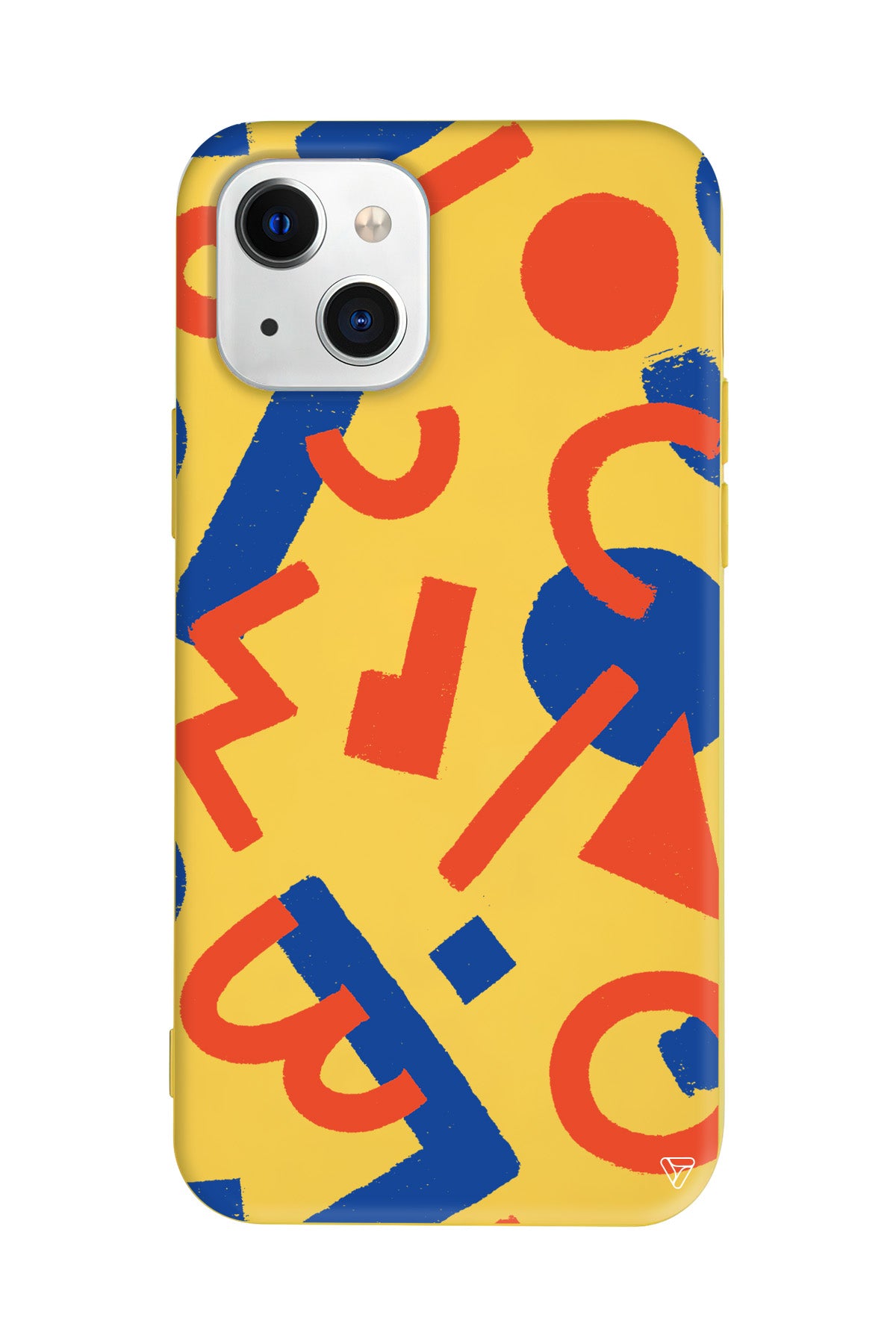 Mavi ve Turuncu Lansman Model İçi Kadife Silikon Telefon Kılıfı