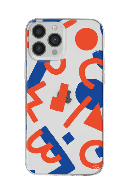 Mavi ve Turuncu Lansman Model İçi Kadife Silikon Telefon Kılıfı