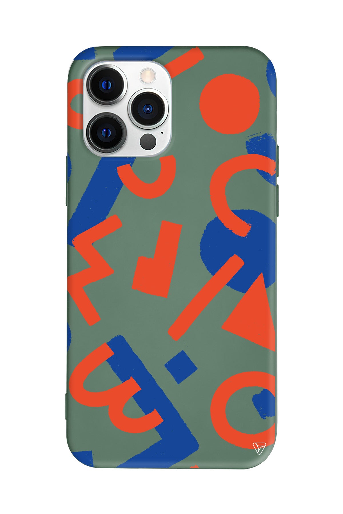 Mavi ve Turuncu Lansman Model İçi Kadife Silikon Telefon Kılıfı