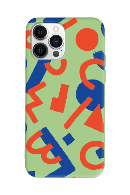 Mavi ve Turuncu Lansman Model İçi Kadife Silikon Telefon Kılıfı