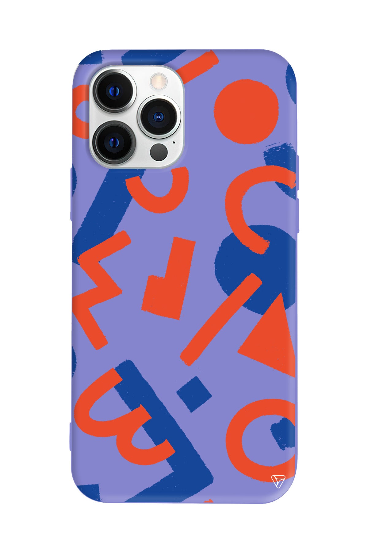 Mavi ve Turuncu Lansman Model İçi Kadife Silikon Telefon Kılıfı