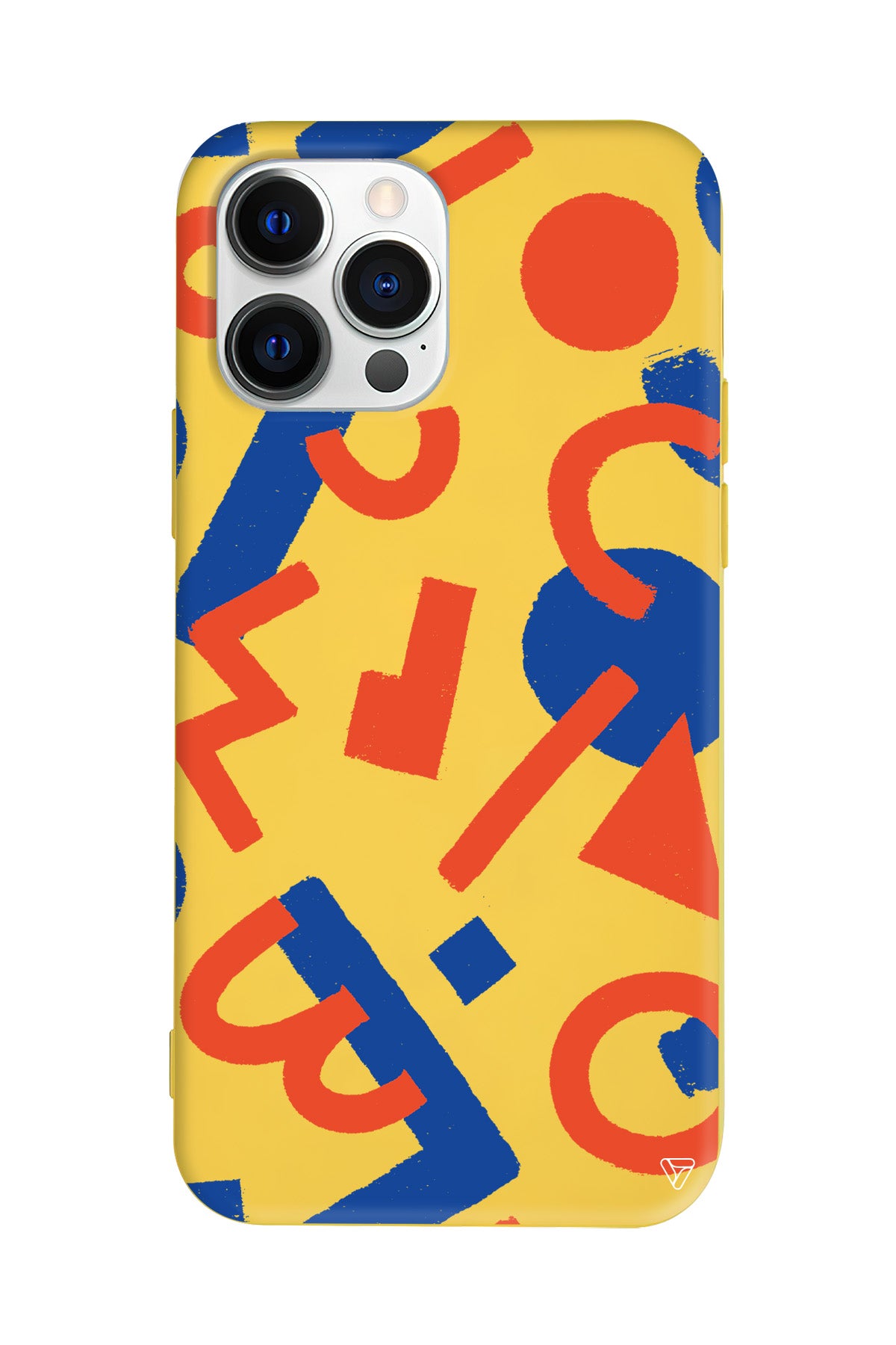 Mavi ve Turuncu Lansman Model İçi Kadife Silikon Telefon Kılıfı