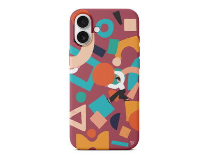 Şekiller Arasında Lansman Model İçi Kadife Silikon Telefon Kılıfı – Plus Serisine Özel