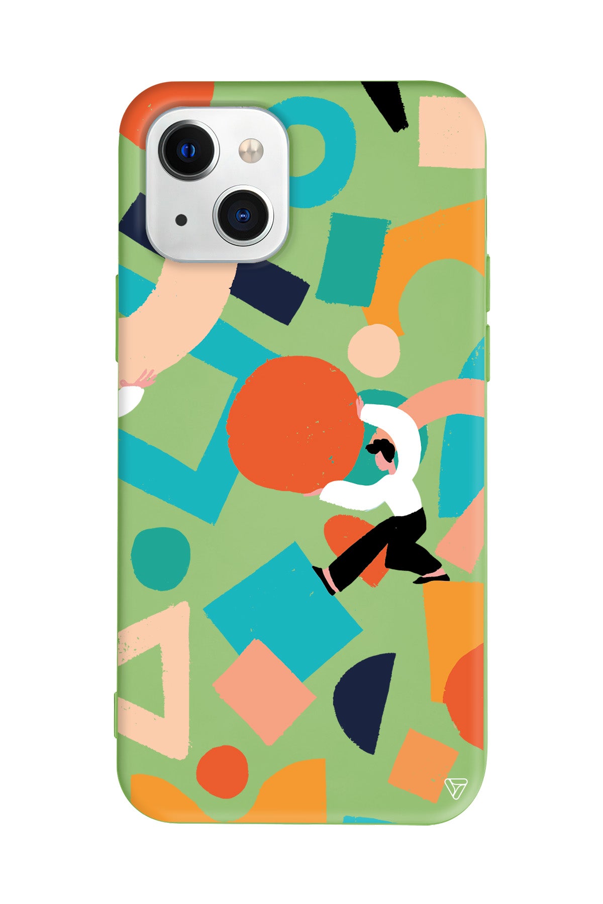 Şekiller Arasında Lansman Model İçi Kadife Silikon Telefon Kılıfı – Plus Serisine Özel