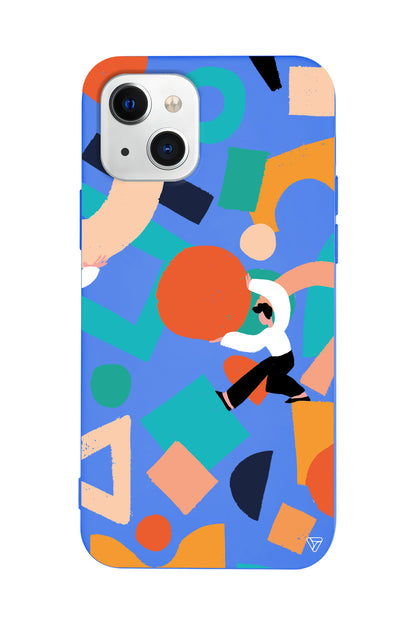 Şekiller Arasında Lansman Model İçi Kadife Silikon Telefon Kılıfı – Plus Serisine Özel