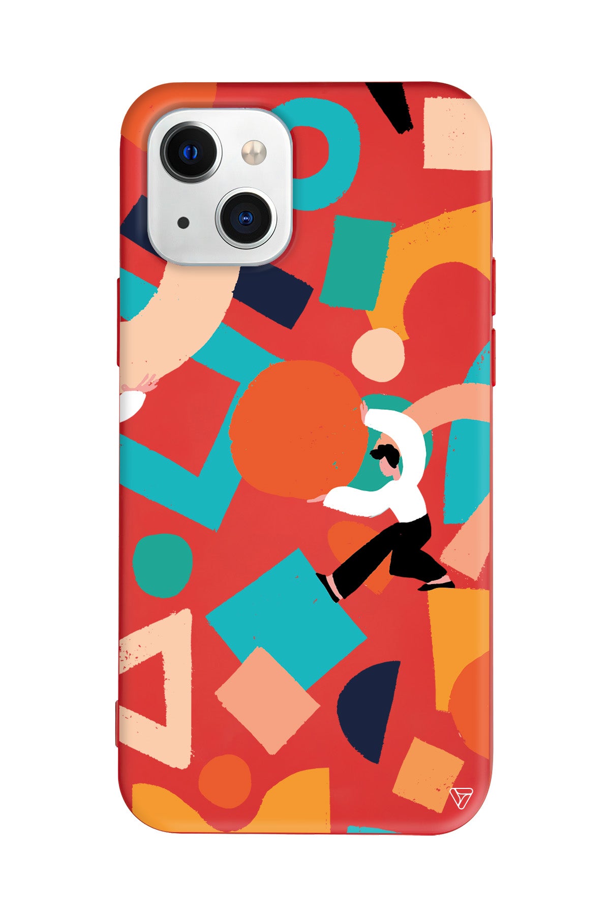 Şekiller Arasında Lansman Model İçi Kadife Silikon Telefon Kılıfı – Plus Serisine Özel