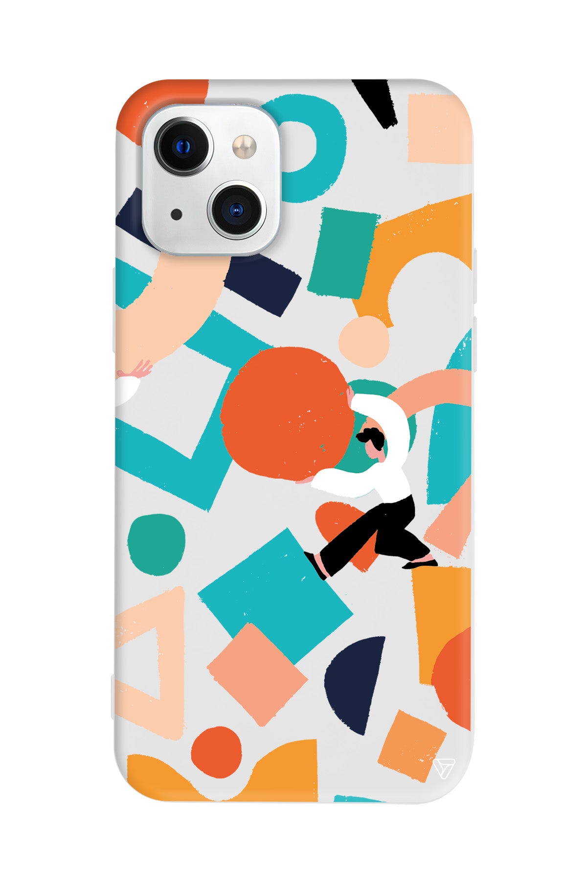 Şekiller Arasında Lansman Model İçi Kadife Silikon Telefon Kılıfı – Plus Serisine Özel