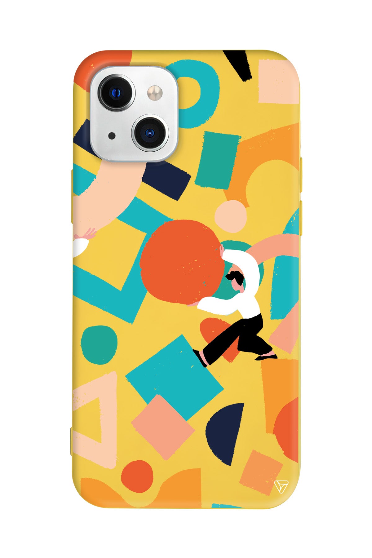 Şekiller Arasında Lansman Model İçi Kadife Silikon Telefon Kılıfı – Plus Serisine Özel