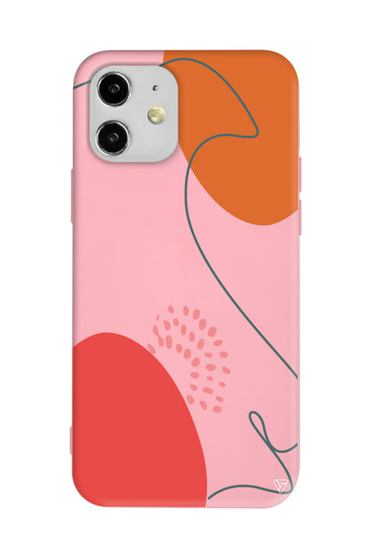 Sade Şekil 2 Lansman Model İçi Kadife Silikon Telefon Kılıfı