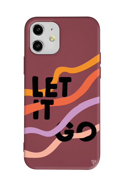 Let it Go Lansman Model İçi Kadife Silikon Telefon Kılıfı