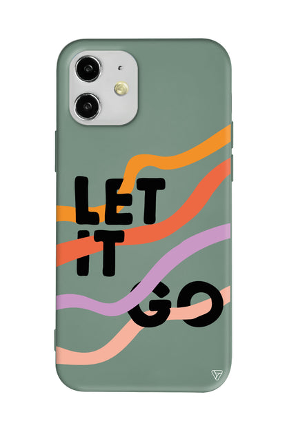 Let it Go Lansman Model İçi Kadife Silikon Telefon Kılıfı