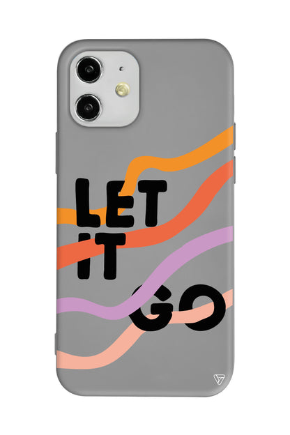 Let it Go Lansman Model İçi Kadife Silikon Telefon Kılıfı