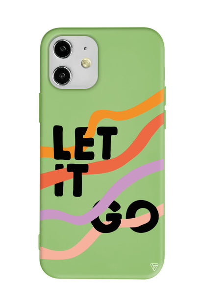 Let it Go Lansman Model İçi Kadife Silikon Telefon Kılıfı