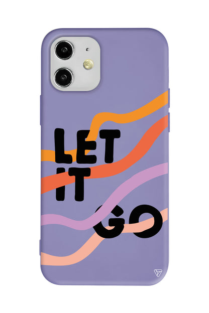 Let it Go Lansman Model İçi Kadife Silikon Telefon Kılıfı