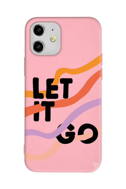 Let it Go Lansman Model İçi Kadife Silikon Telefon Kılıfı
