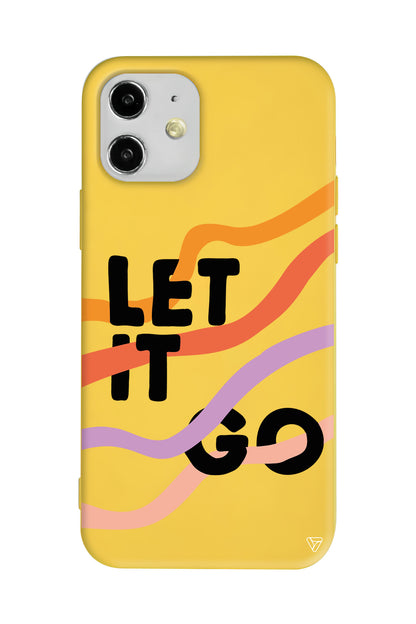 Let it Go Lansman Model İçi Kadife Silikon Telefon Kılıfı