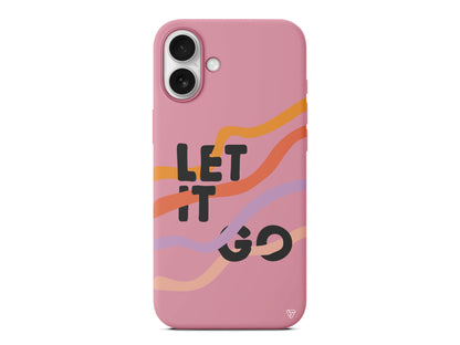 Let it Go Lansman Model İçi Kadife Silikon Telefon Kılıfı