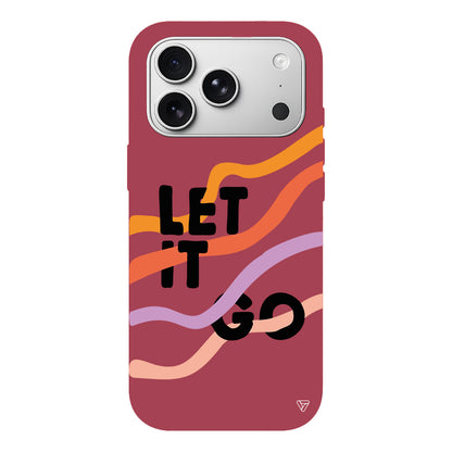 Let it Go Lansman Model İçi Kadife Silikon Telefon Kılıfı