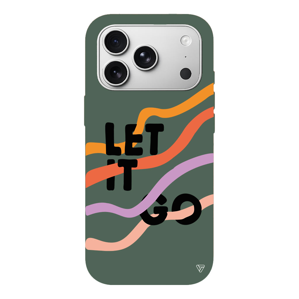 Let it Go Lansman Model İçi Kadife Silikon Telefon Kılıfı