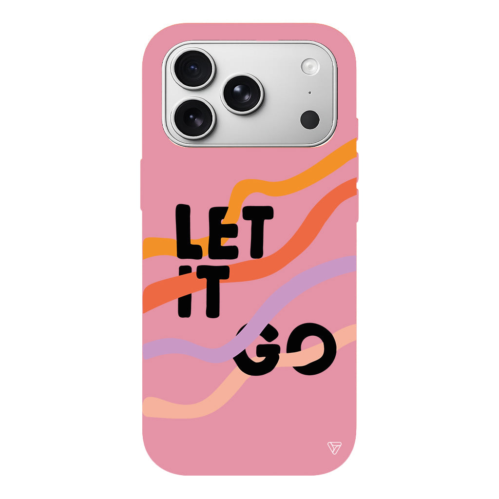 Let it Go Lansman Model İçi Kadife Silikon Telefon Kılıfı