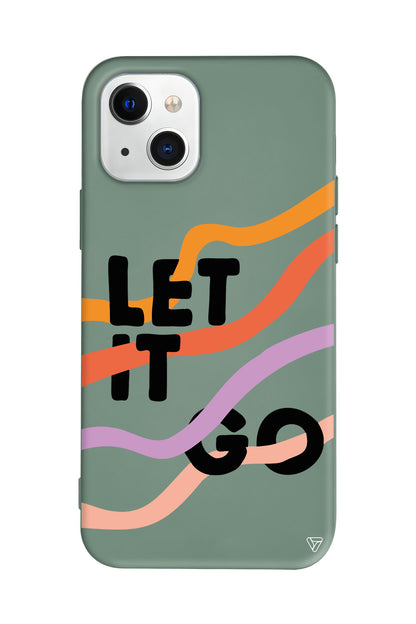 Let it Go Lansman Model İçi Kadife Silikon Telefon Kılıfı