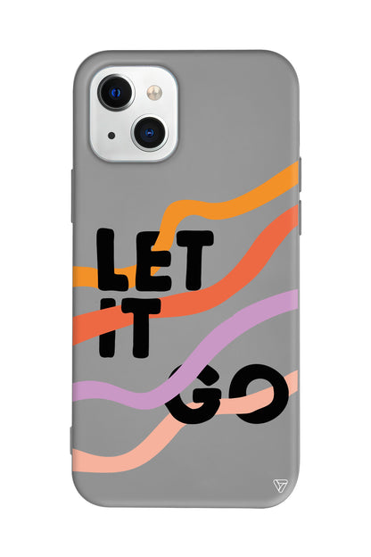 Let it Go Lansman Model İçi Kadife Silikon Telefon Kılıfı – Plus Serisine Özel