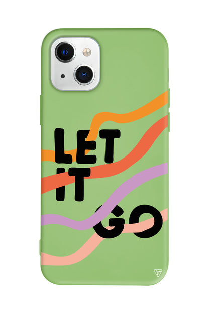 Let it Go Lansman Model İçi Kadife Silikon Telefon Kılıfı