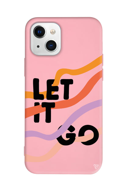 Let it Go Lansman Model İçi Kadife Silikon Telefon Kılıfı – Plus Serisine Özel