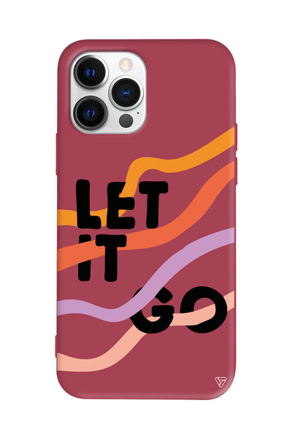 Let it Go Lansman Model İçi Kadife Silikon Telefon Kılıfı