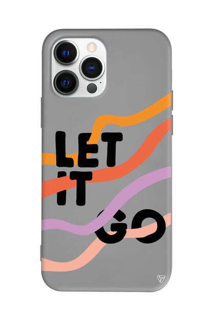 Let it Go Lansman Model İçi Kadife Silikon Telefon Kılıfı