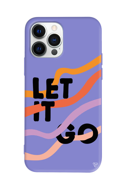 Let it Go Lansman Model İçi Kadife Silikon Telefon Kılıfı