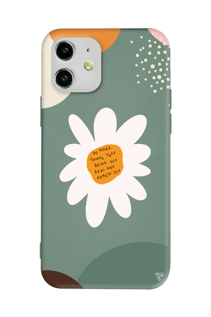 Daisy Letters Lansman Model İçi Kadife Silikon Telefon Kılıfı