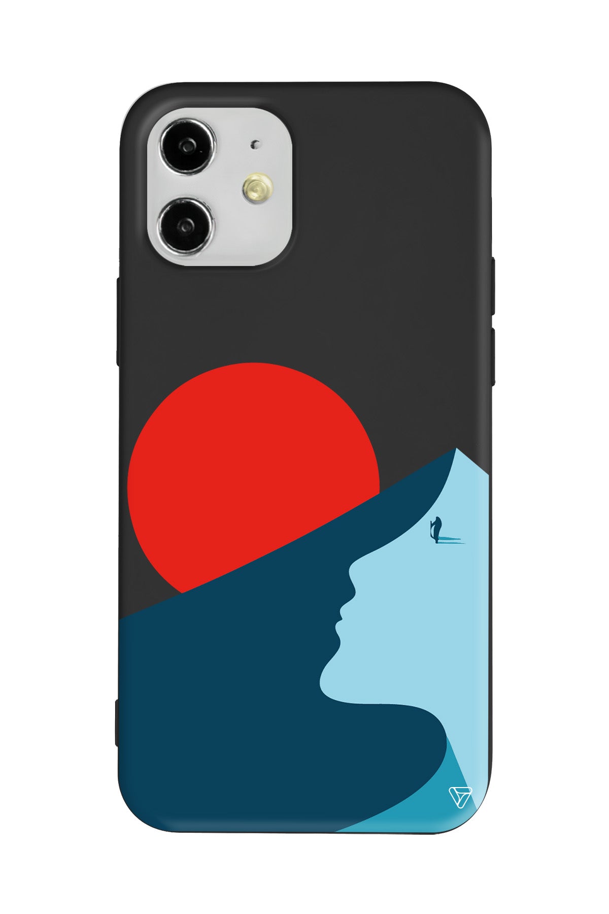 Negative Space Lansman Model İçi Kadife Silikon Telefon Kılıfı
