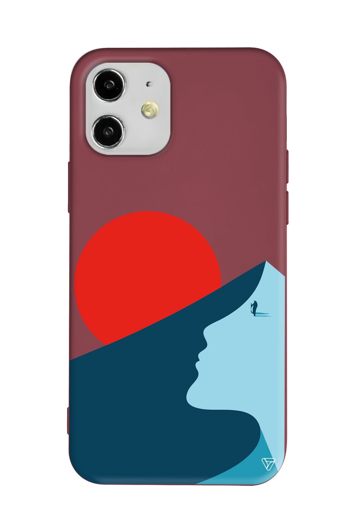Negative Space Lansman Model İçi Kadife Silikon Telefon Kılıfı