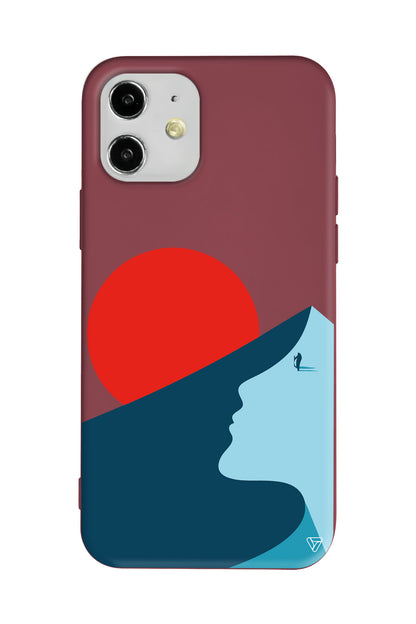 Negative Space Lansman Model İçi Kadife Silikon Telefon Kılıfı