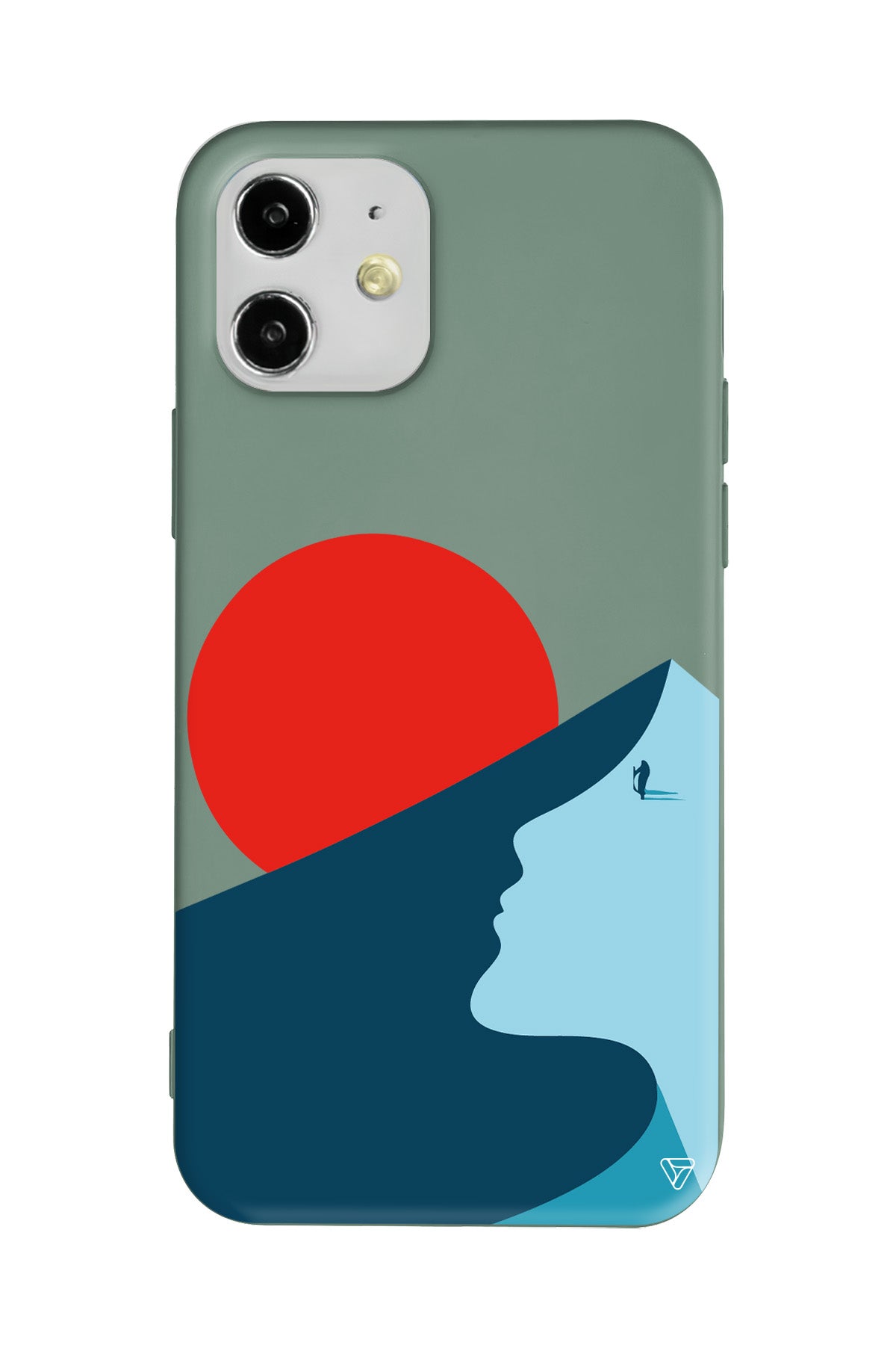 Negative Space Lansman Model İçi Kadife Silikon Telefon Kılıfı