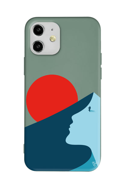 Negative Space Lansman Model İçi Kadife Silikon Telefon Kılıfı