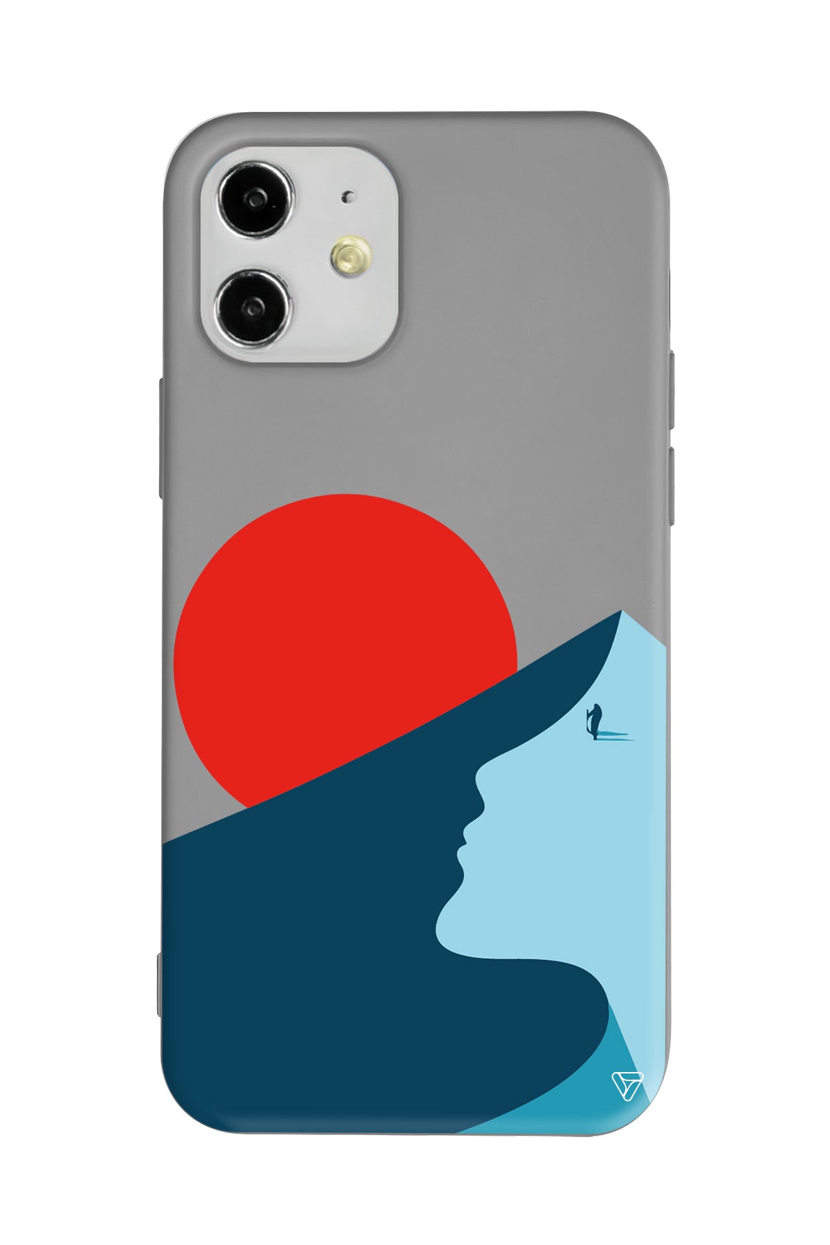Negative Space Lansman Model İçi Kadife Silikon Telefon Kılıfı