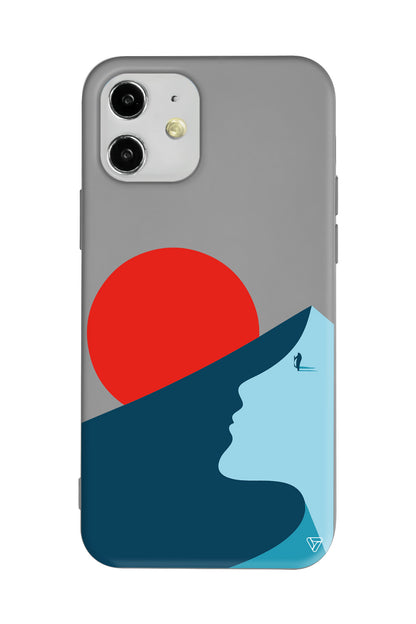 Negative Space Lansman Model İçi Kadife Silikon Telefon Kılıfı