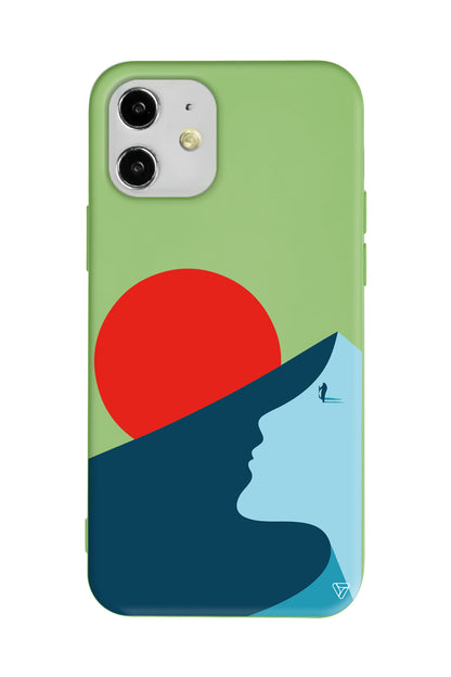 Negative Space Lansman Model İçi Kadife Silikon Telefon Kılıfı