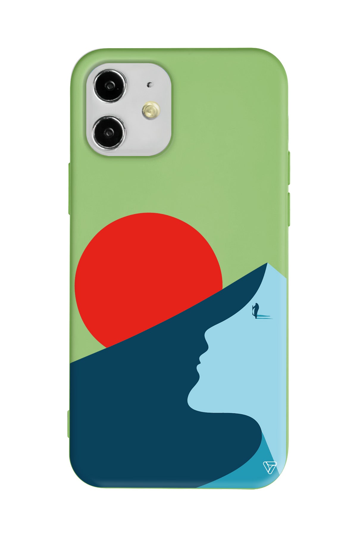 Negative Space Lansman Model İçi Kadife Silikon Telefon Kılıfı