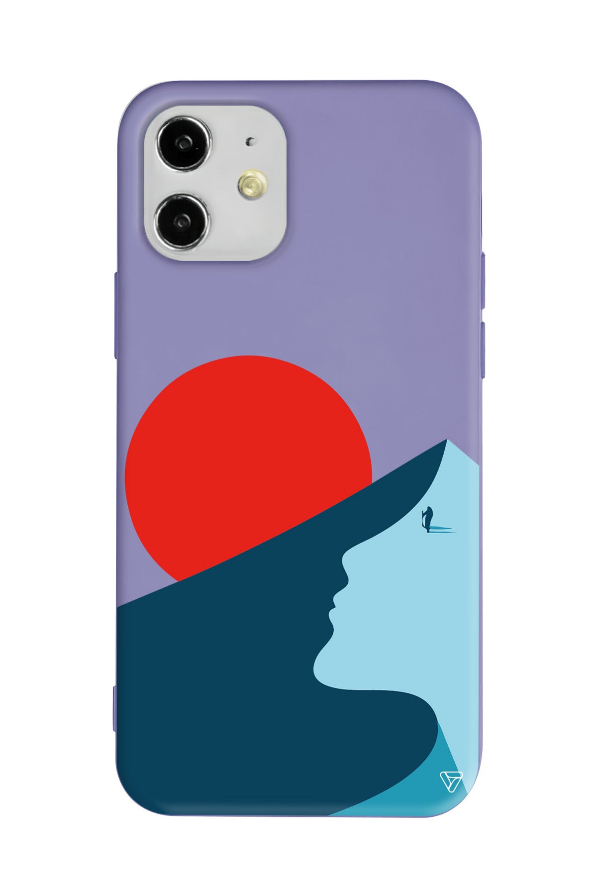 Negative Space Lansman Model İçi Kadife Silikon Telefon Kılıfı