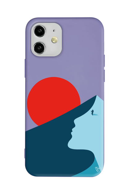 Negative Space Lansman Model İçi Kadife Silikon Telefon Kılıfı