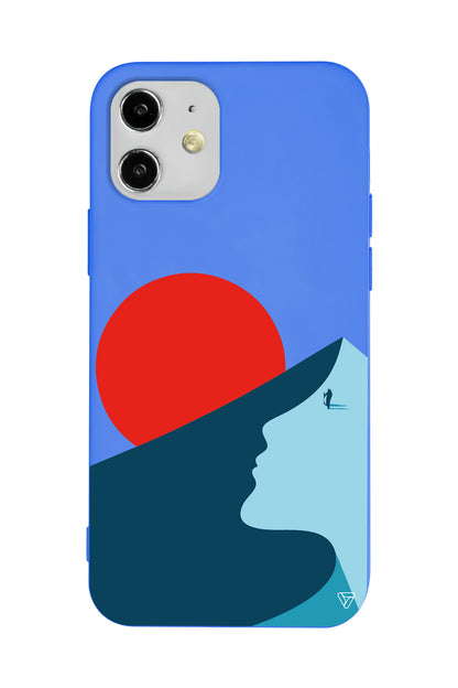 Negative Space Lansman Model İçi Kadife Silikon Telefon Kılıfı