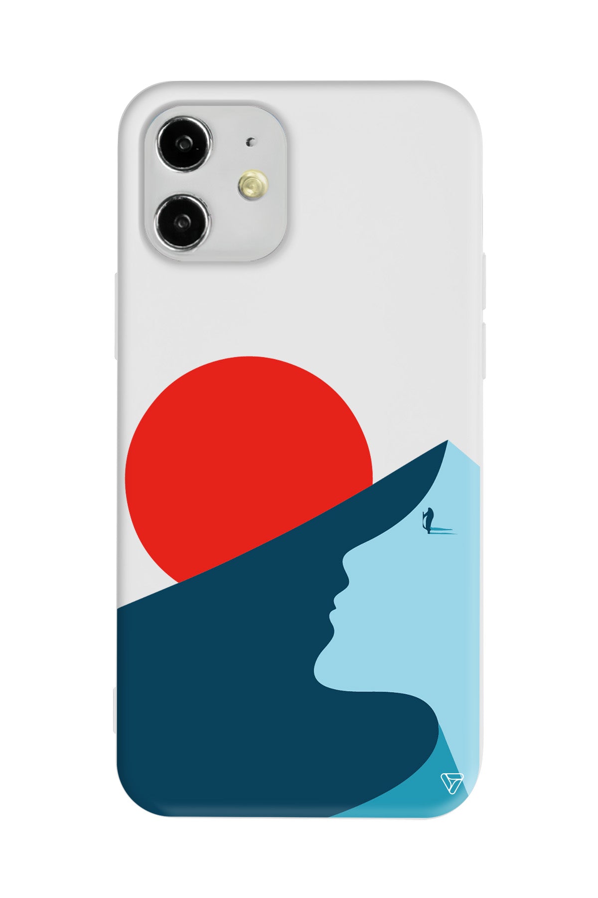 Negative Space Lansman Model İçi Kadife Silikon Telefon Kılıfı